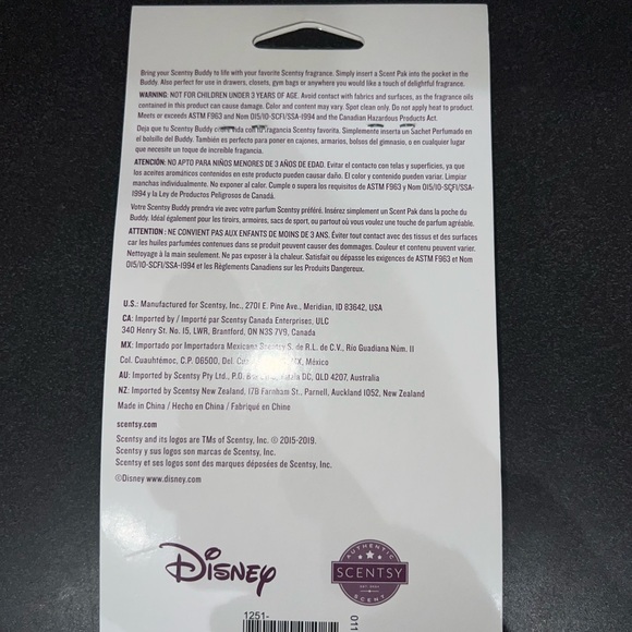 New in package Disney scentsy scent pack NEW Mickey Mouse & friends package - Picture 2 of 2